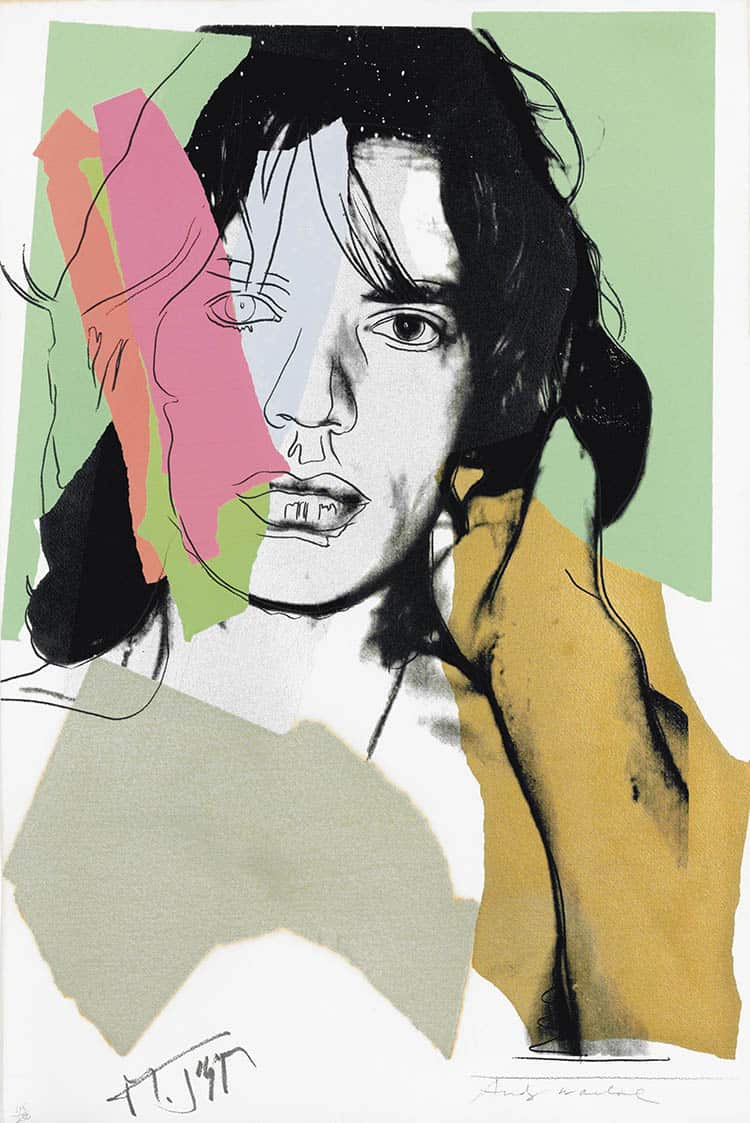 Andy Warhol’s Mick Jagger 140, 1975