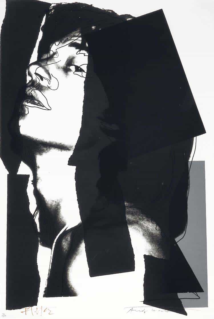 Andy Warhol’s Mick Jagger 144, 1975 (image 1)