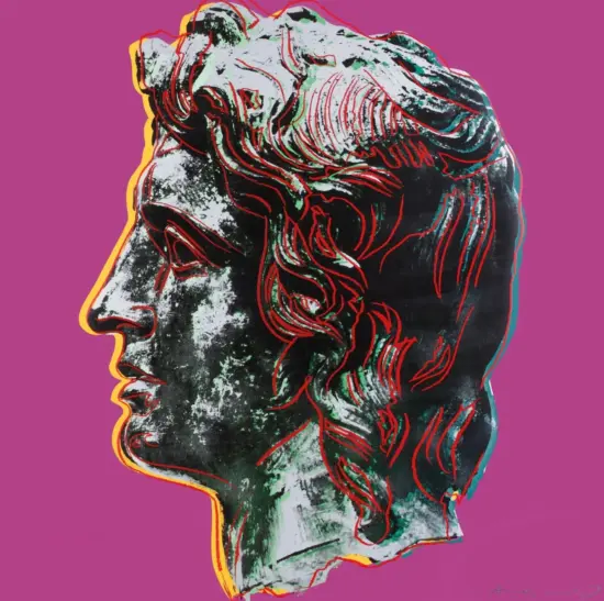 Andy Warhol Screen Print, Alexander the Great I, 1982