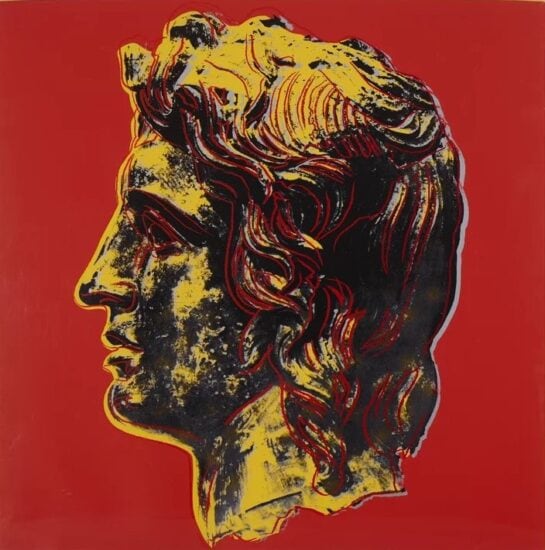 Andy Warhol Screen Print, Alexander the Great II, 1982