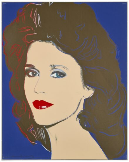 Andy Warhol Screen Print, Jane Fonda, 1982