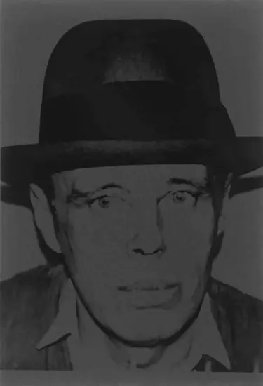 Andy Warhol Screen Print, Joseph Beuys II, 1980