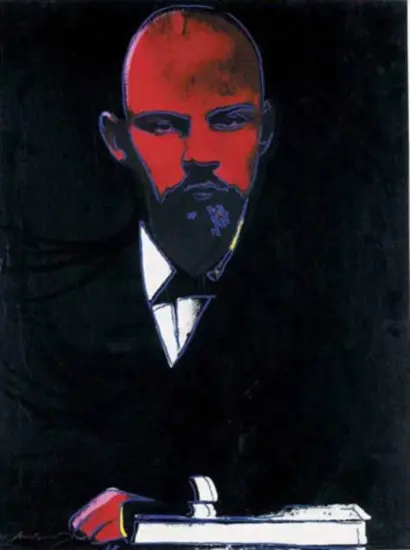 Andy Warhol Screen Print, Lenin, 1987