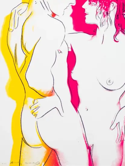 Andy Warhol Screen Print, Love II, 1983