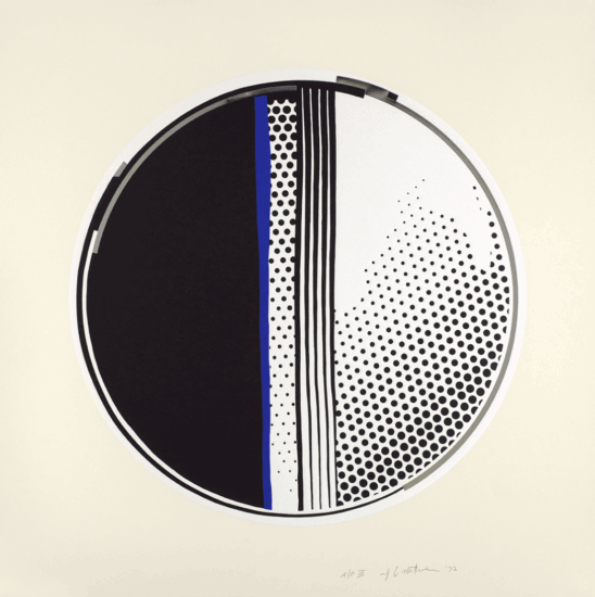 Roy Lichtenstein Screen Print, Mirror #1, 1972