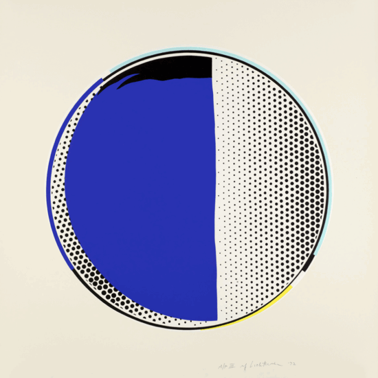 Roy Lichtenstein Screen Print, Mirror #3, 1972
