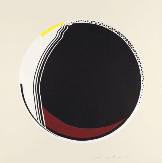 Roy Lichtenstein Screen Print, Mirror #4, 1972