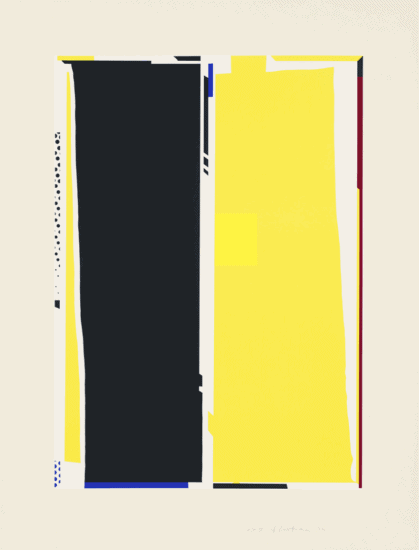 Roy Lichtenstein Lithograph, Mirror #5, 1972