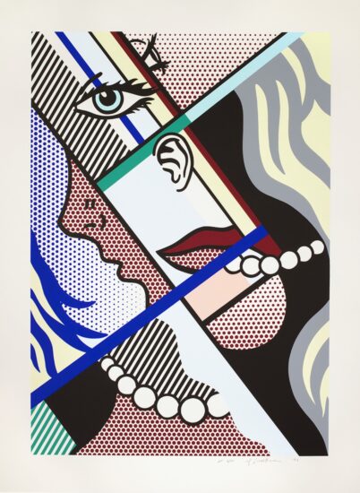 Roy Lichtenstein Screen Print, Modern Art I, 1996