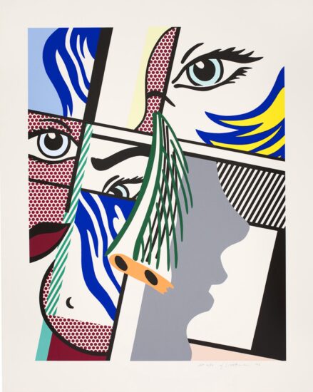 Roy Lichtenstein Screen Print, Modern Art II, 1996