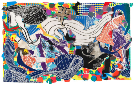 Frank Stella Lithograph, Monstrous Pictures of Whales, from the Moby Dick Deckle Edges Series, 1993