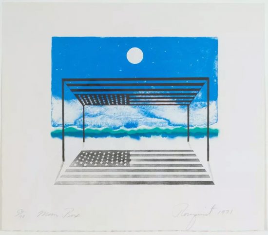 James Rosenquist Lithograph, Moon Box, 1971