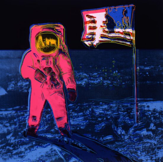 Andy Warhol Screen Print, Moonwalk, 1987