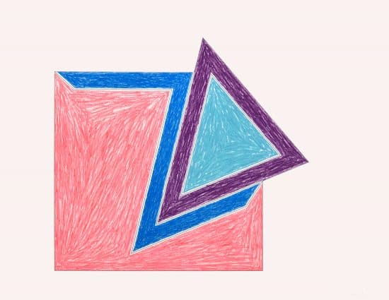Frank Stella Lithograph, Moultonboro, from the Eccentric Polygons portfolio, 1974