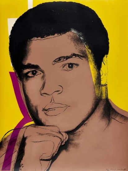 Andy Warhol Screen Print, Muhammad Ali, 1978
