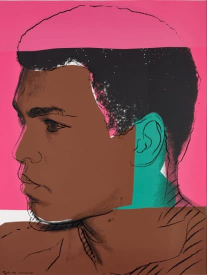 Andy Warhol Screen Print, Muhammad Ali, 1978