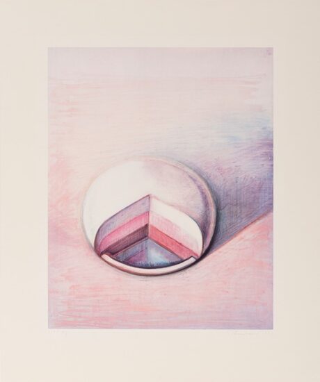 Wayne Thiebaud Lithograph, Neapolitan Pie, 1991