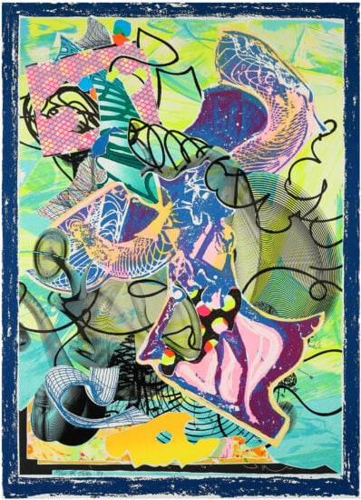 Frank Stella Screen Print, Nemrik, from The Near East Series, 1999