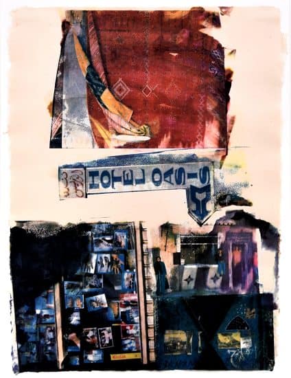 Robert Rauschenberg Screen Print, Next Room (Marrakitch), 2000