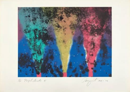 James Rosenquist Lithograph, Night Smoke II, 1969-1972