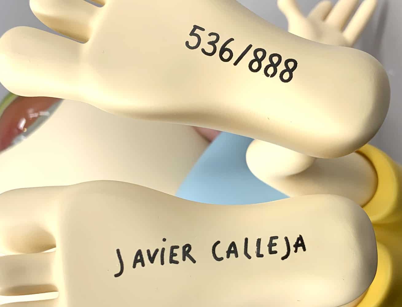 Javier Calleja signature, No Wings to Fly, 2023