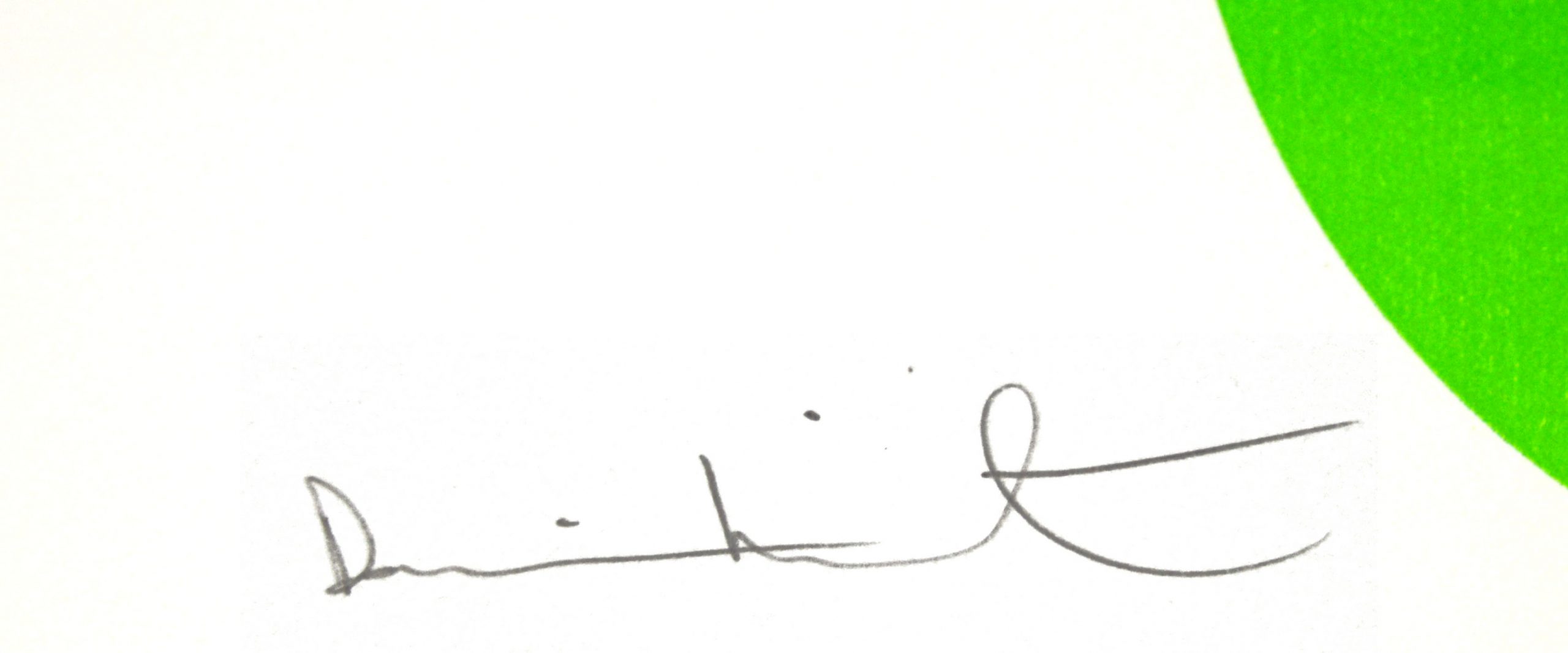 Damien Hirst signature, Norcamphor