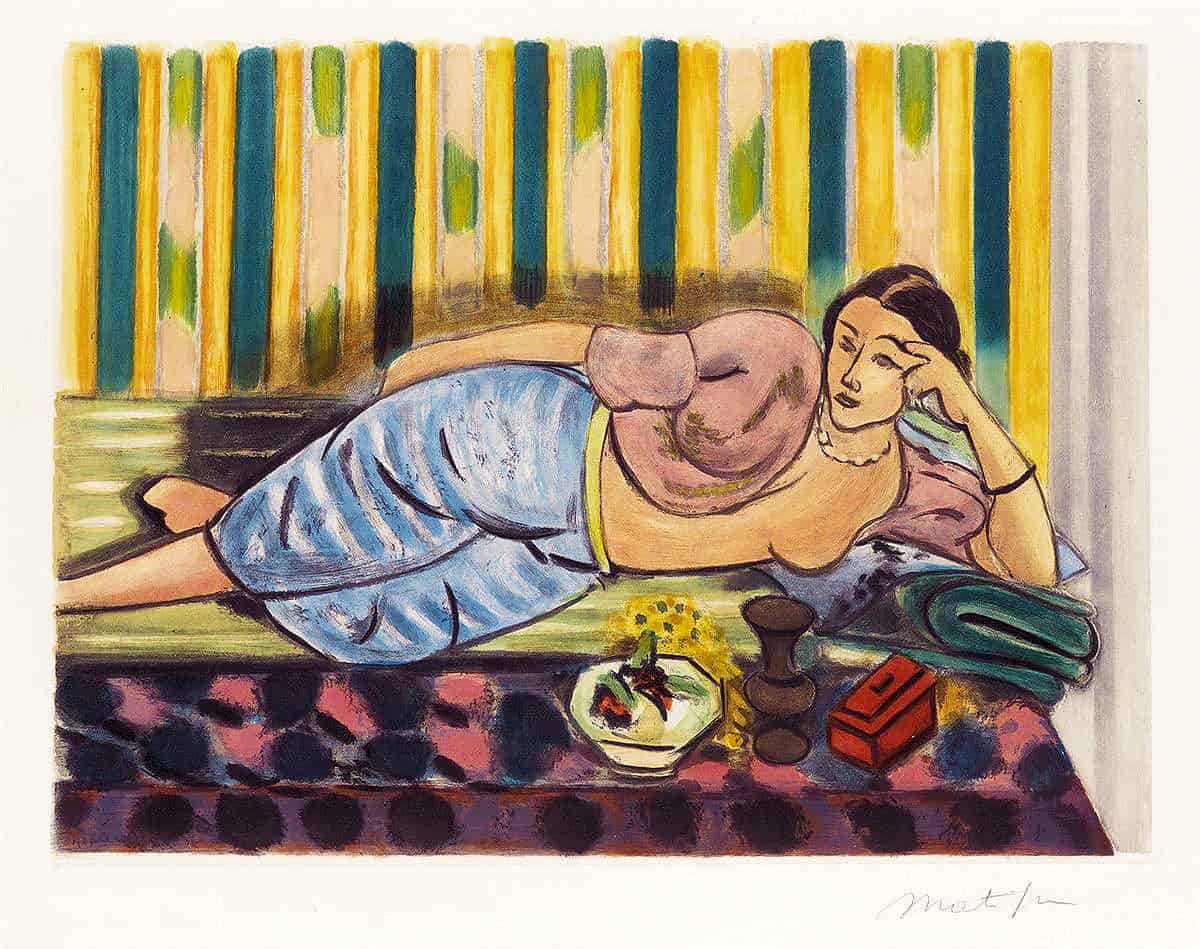 Henri Matisse Odalisque au coffret rouge (Odalisque with Red Box), 1952 (image 1)