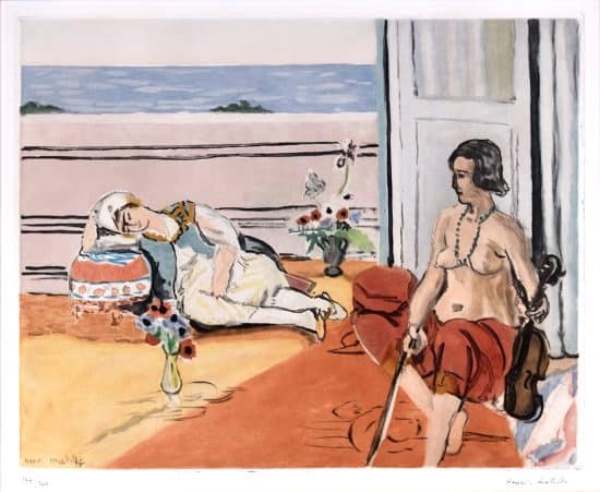Henri Matisse, Odalisque sur la terrasse (Odalisque on the Terrace), 1922