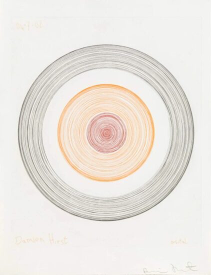 Damien Hirst Etching, Orbital, 2002