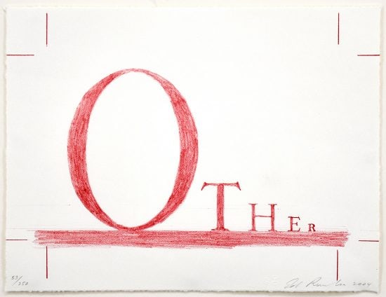 Ed Ruscha Lithograph, Other, 2004