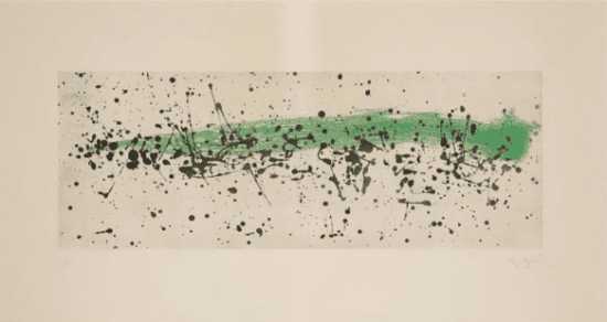 Joan Miró Aquatint, Ouvrage du Vent I (Wind Work I), 1962