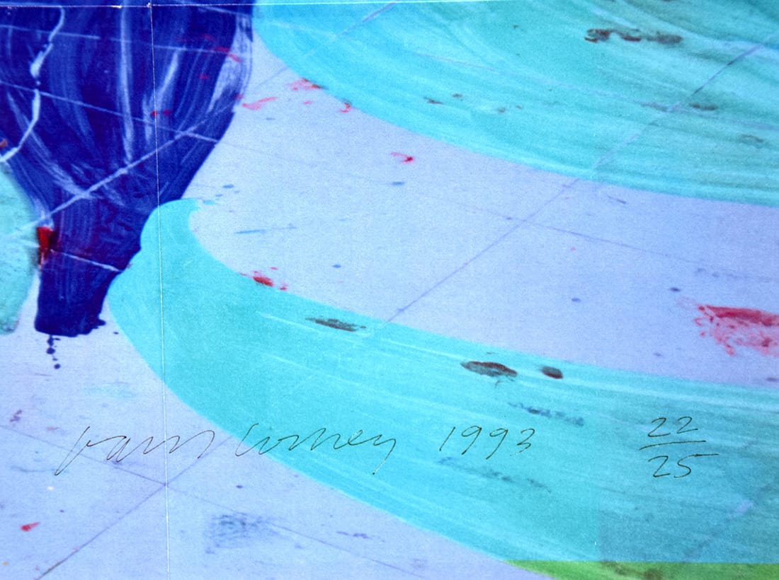 David Hockney signature, Painted Environment II, 1994