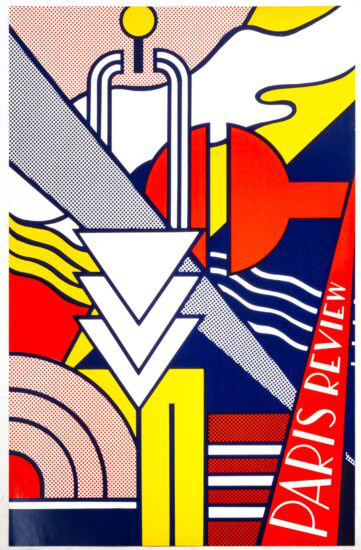 Roy Lichtenstein Screen Print, Paris Review Poster, 1966