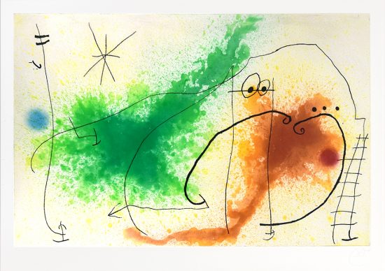 Joan Miró Etching, Partie de Campagne IV (A Day in the Country IV), 1967