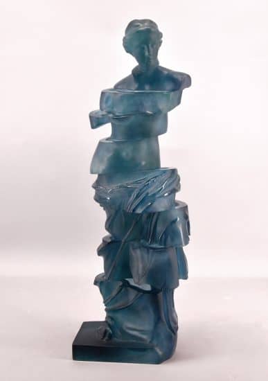 Arman Glass, Pâte de Vere Figure (Venus de Milo) Entitled Tranchlucide