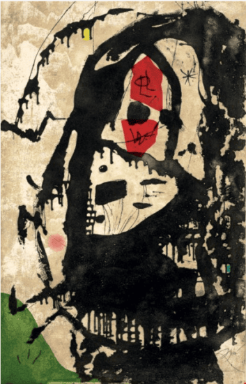 Joan Miró Etching, Els Gossos VI (The Dogs VI), 1979