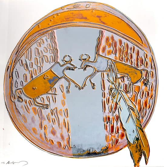 Andy Warhol, Plains Indian Shield, From the Cowboys and Indians Series, 1986 Unique Trial Proof