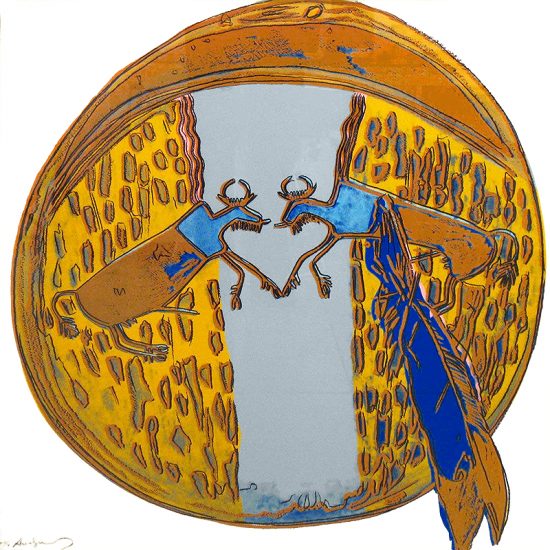 Andy Warhol, Plains Indian Shield, From the Cowboys and Indians Series, 1986 Unique Trial Proof