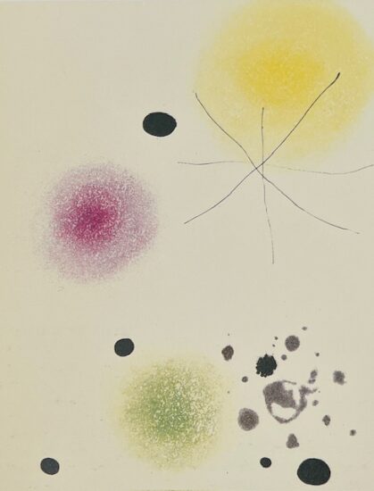 Joan Miró Aquatint, Plate IX for Sans le Soleil, Malgré les Autres Astres, il Ferait Nuit (Without the Sun, Despite the Other Stars, it Would be Night), 1965