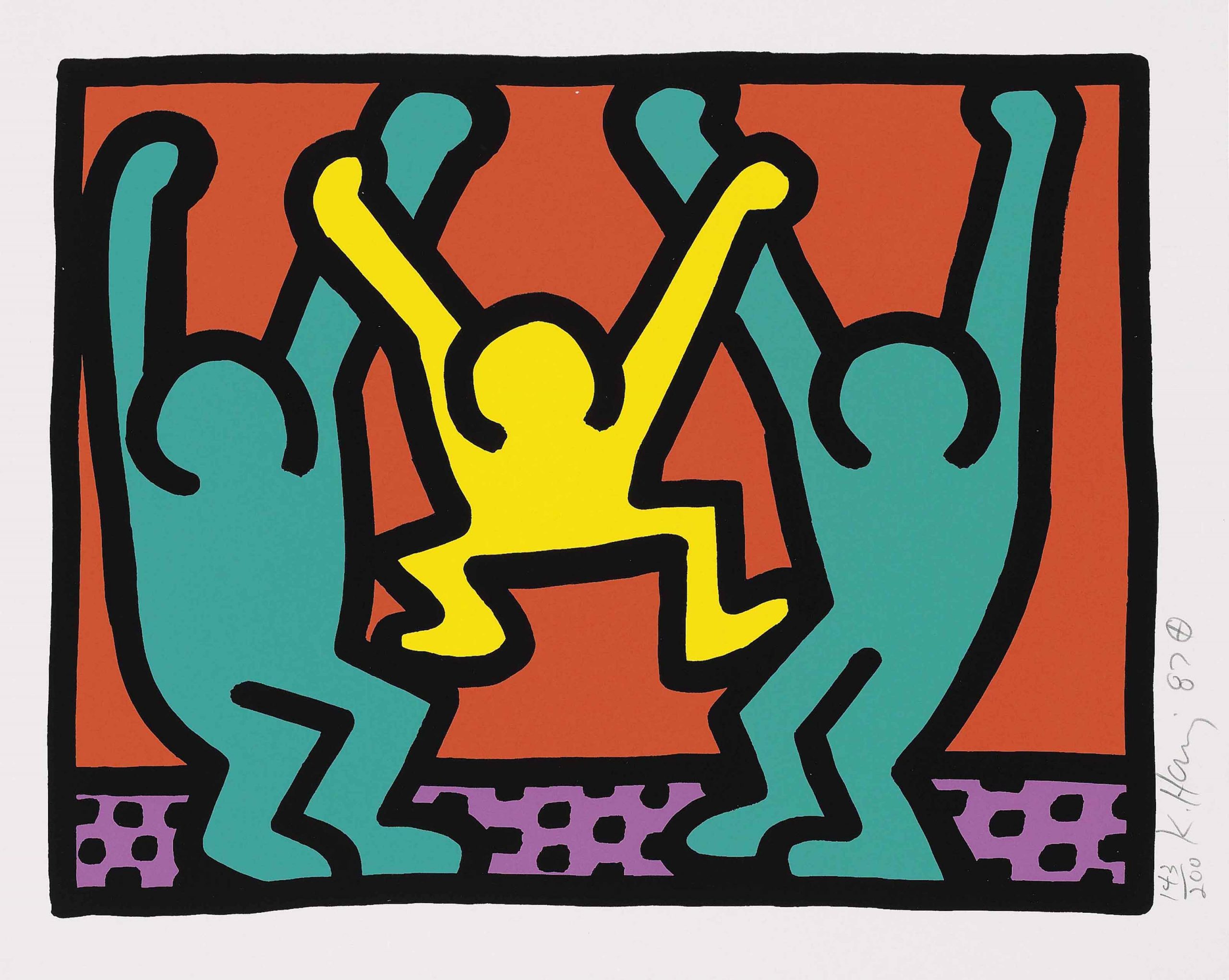 Keith Haring Pop Shop I (Plate 2), 1987 (image 1)