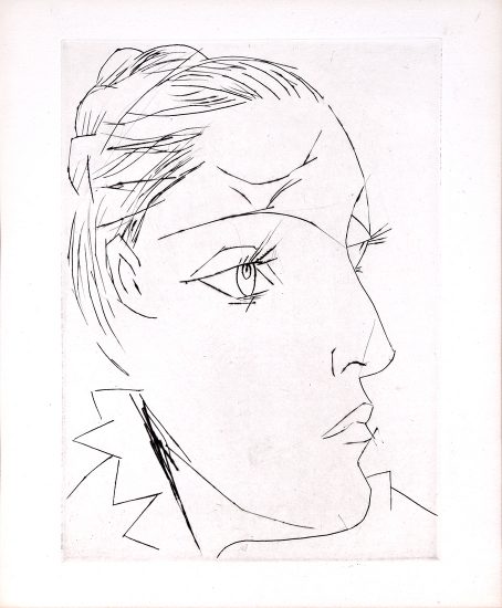 Pablo Picasso, Portrait De Dora Maar Au Chignon.II, 1936