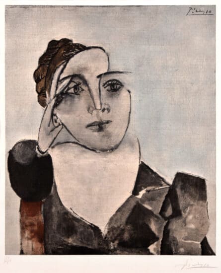 Pablo Picasso, Portrait de Mlle D.M. (Dora Maar), c. 1960