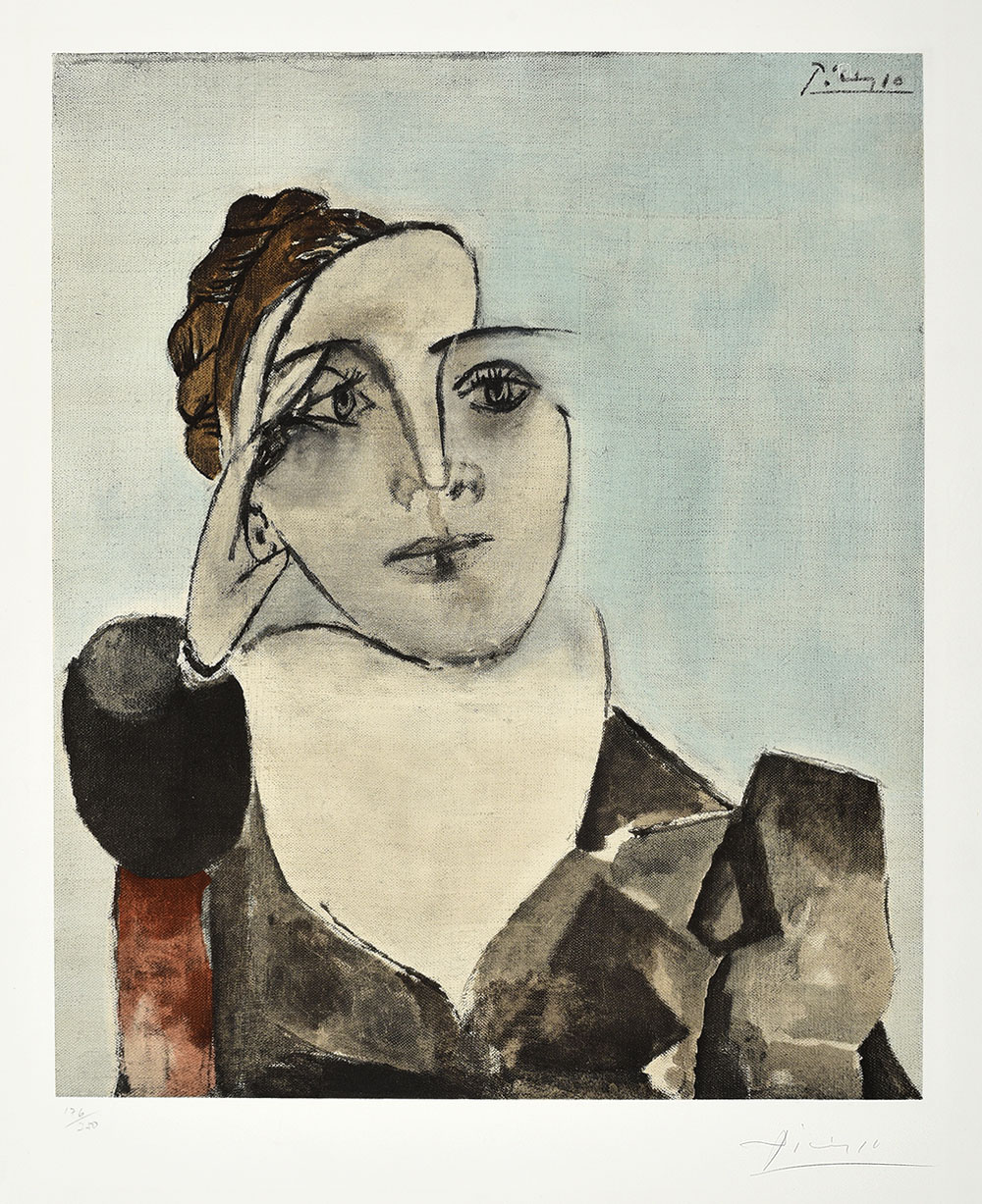 Pablo Picasso Portrait de Mlle D.M. (Dora Maar), c. 1960 (image 1)