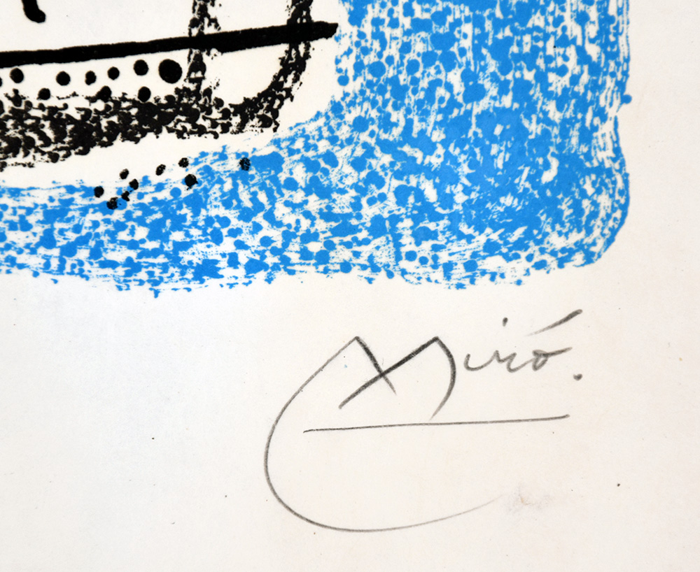Joan Miró signature, Print, Les Essències de la Terra (The Essences of the Land), 1968