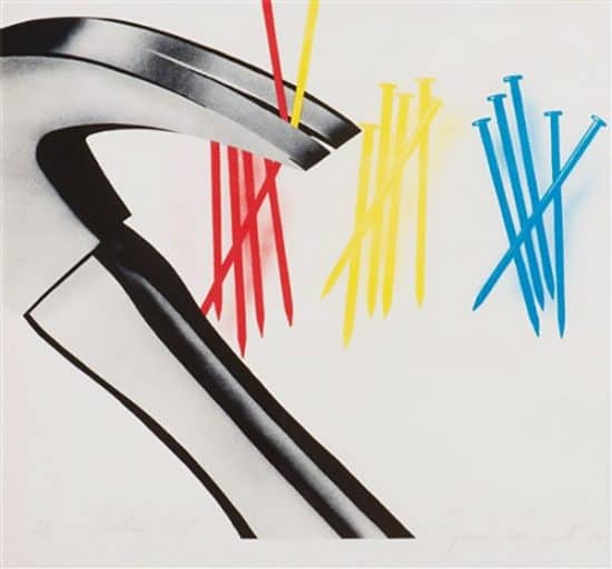 James Rosenquist Lithograph, Pulling Out, 1972