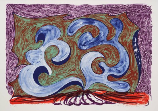 David Hockney Lithograph, Rampant, 1991