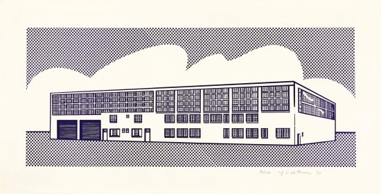 Roy Lichtenstein Lithograph, Real Estate, 1969, C.88
