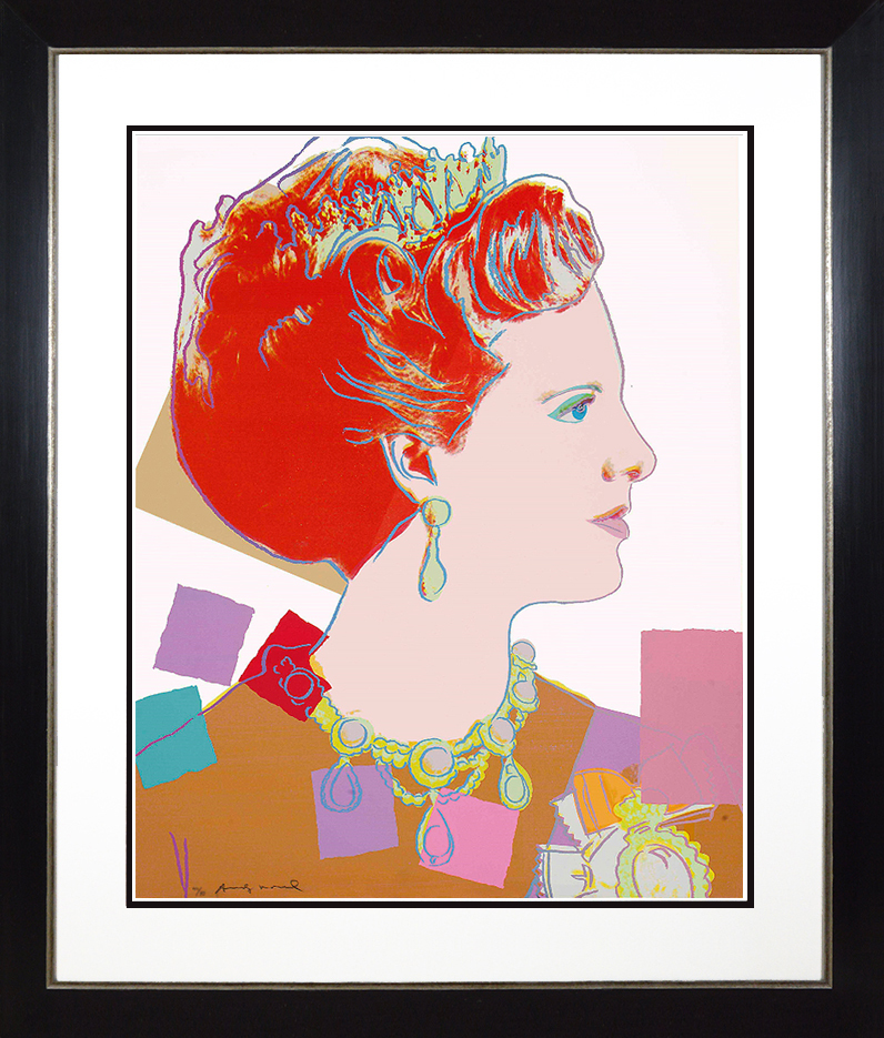 Warhol, Queen Margrethe II of Denmark the Reigning Queens of 1985, Screen Print