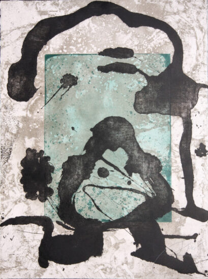 Joan Miró Etching, Rupestres IV (Cave Paintings IV), 1979