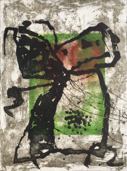 Joan Miró Etching, Rupestres XII (Cave Paintings XII), 1979